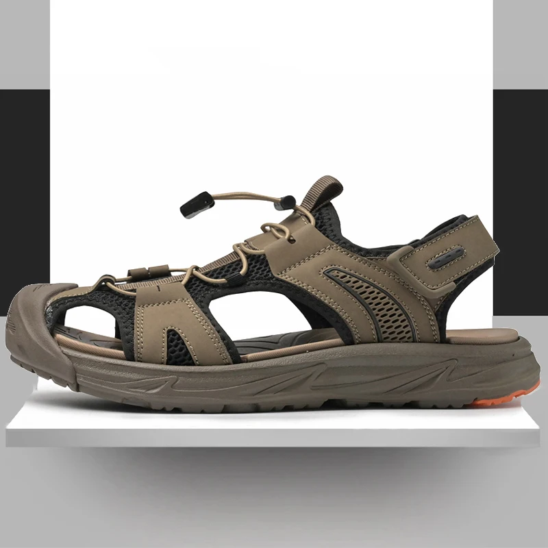 Sandalias transpirables para hombre, zapatos de playa, agua, senderismo al aire libre, Camping, pesca, escalada, Verano