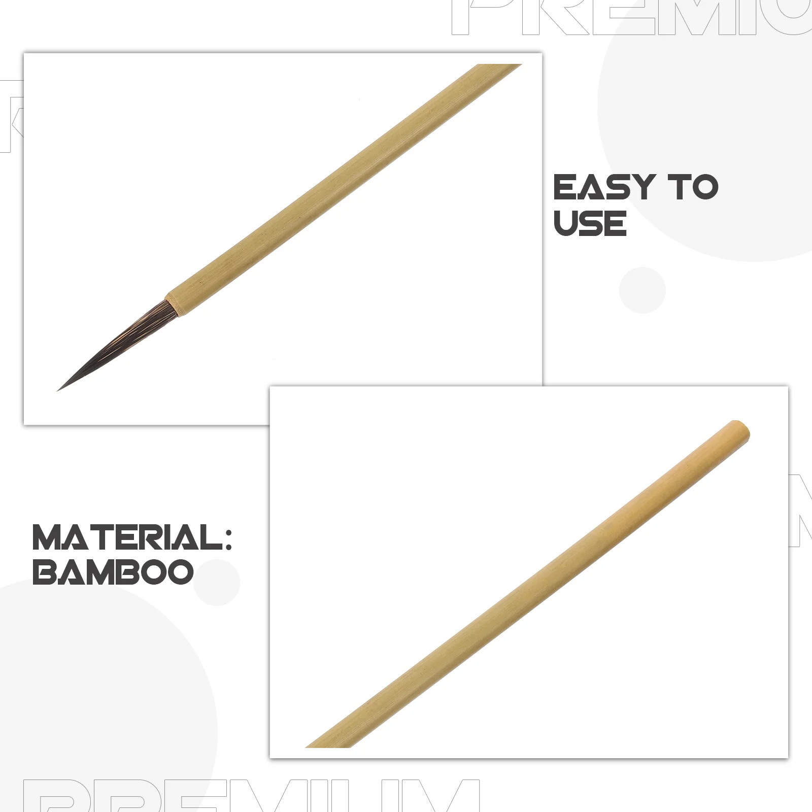 Color Painting Multi-Function Art Brush Fine Line Drawing Brush for Porcelain Watercolor Acrylic Stencil Small Projects Durable