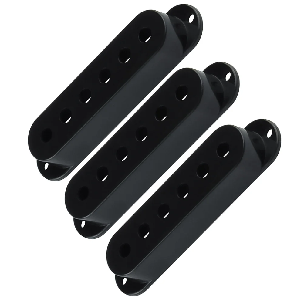 

3Pcs Pickup Shell for Electric Guitar Single Coil Case 52Mm Replacement Part ABS Plastic Wear Resistant Finish