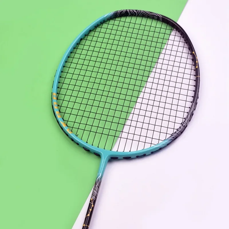 

Professional Badminton Racket Offensive Durable WOVEN Carbon Competition Badminton Racket