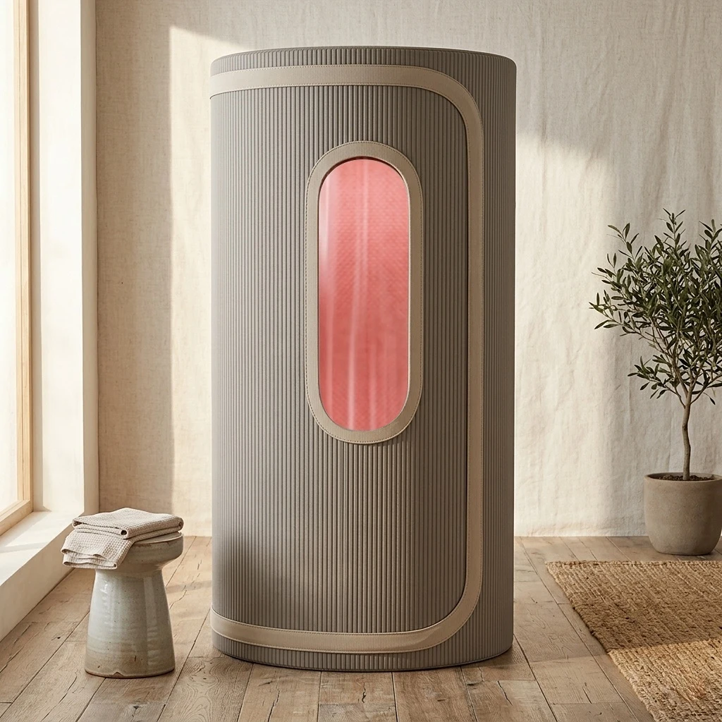 Portable Indoor Electric Sauna Pod Dry Heat Eco‑Friendly Cotton Fabric Plug‑Powered Easy Operation For Home Spa