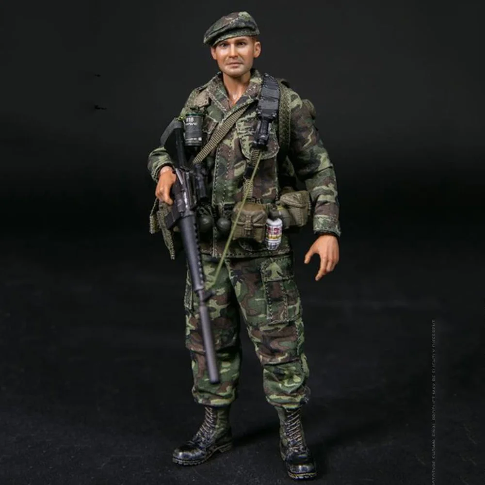 

DAMTOYS DAM PES009 1/12 Scale Collectible Vietnam War Marine Force Recon 6 inches Mini Solider Action Figure Model Toys