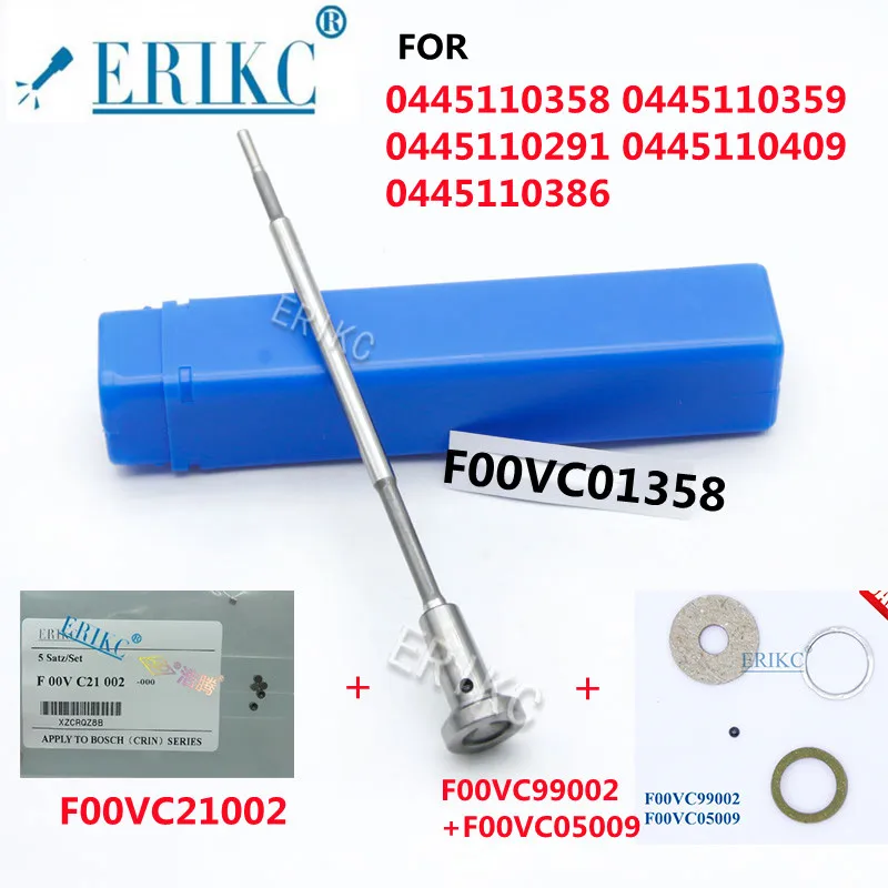 ERIKC Nozzle Valve F00VC01358 + F00VC21002 +F00VC99002 +F00VC05009 FOR 0445110358 0445110359 0445110291 0445110409 0445110386