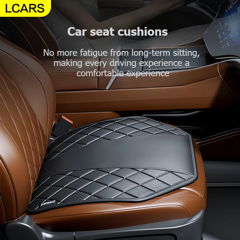 

Lcars — новые черные подушки для автомобильных сидений, универсальные для всех сезонов, подходят для большинства моделей автомобилей, товары для салона автомобиля