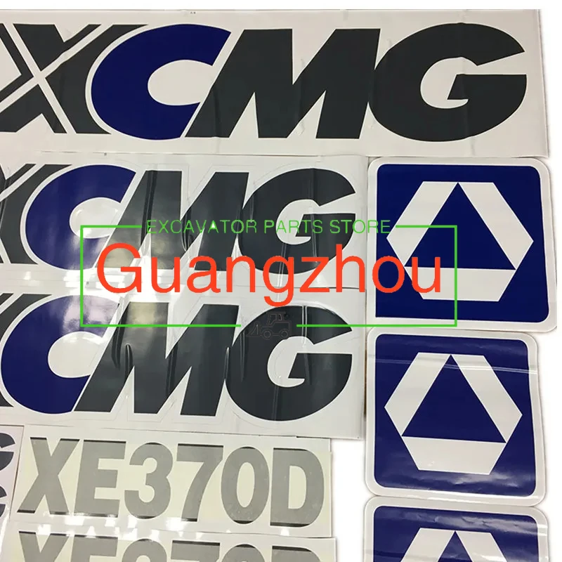 

For Xugong XCGM XE60/75/150/200/370C/D215/260A High Quality Sticker Excavator Whole Vehicle Logo Model Engine Parts