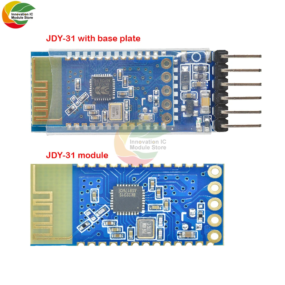 JDY-31 HC-05/06 Fully Compatible With Bluetooth 3.0 JDY-31 Backplane 3.6V-6V Compatible With CC2541 Bluetooth Module Serial Port