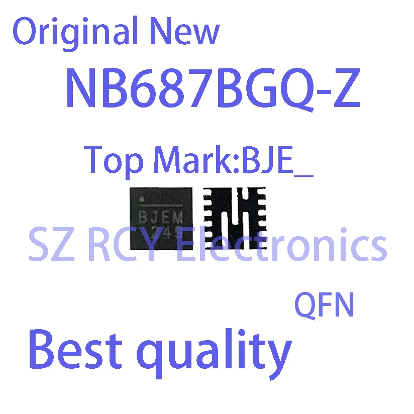 (2-5 PCS)New NB687BGQ-Z NB687BGQ NB687B Top Mark BJEX QFN IC Chip electronic