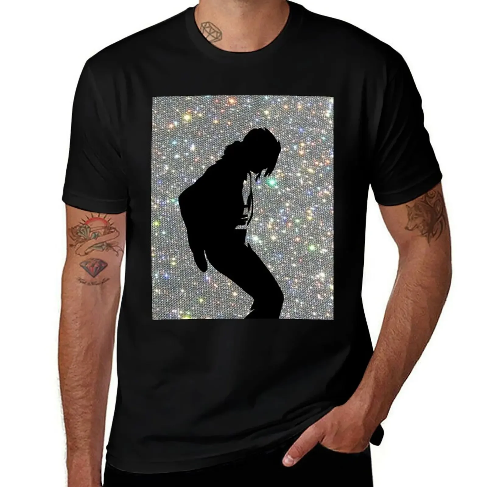 

Mike Photograph of glitter ONLY - Not Reflective T-Shirt Clothing Funny t-shirts men clothings