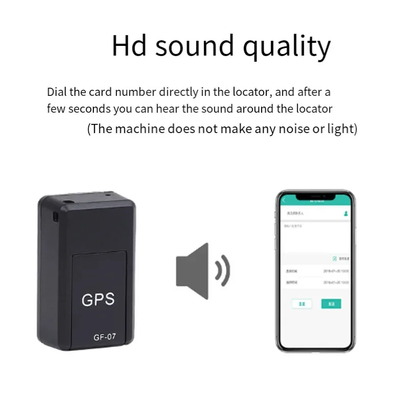 Car strong magnet adsorption-free installation-free GPS locator high-precision anti-lost device for elderly children and pets