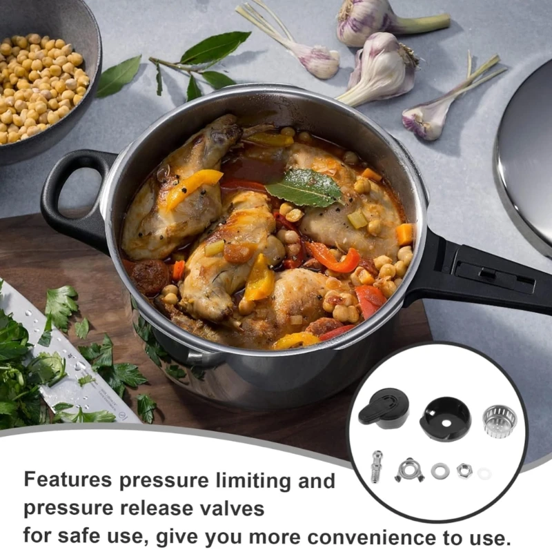 Set valvole a pressione Accessori per pentole a pressione Valvole rilascio del vapore per cottura del drop shipping