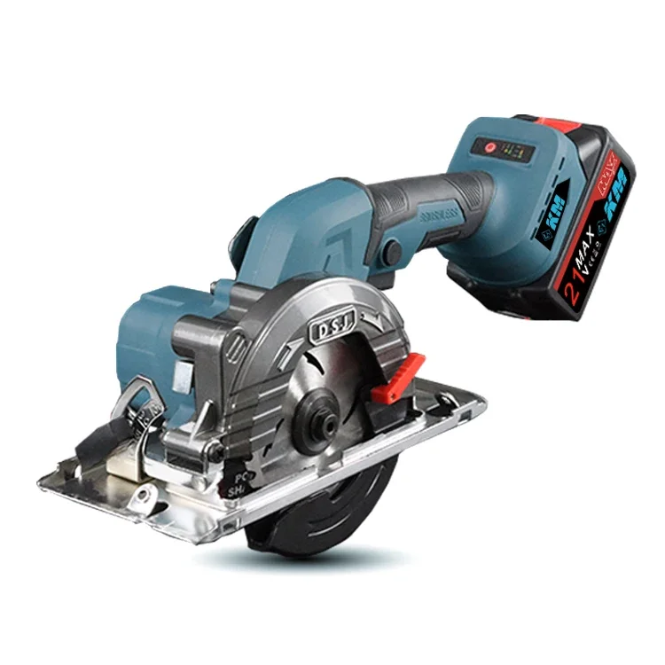 เครื่องตัดไม้แบบวงกลม80มม. แบบพกพาได้เครื่องตัดไม้แบบไร้แปรงถ่าน