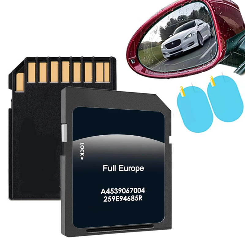 

Fast Delivery Full Europe Map 2023 for Smart 453 mit Cool & Media Navigation Car SD Card A4539067004 with And Fog Flim