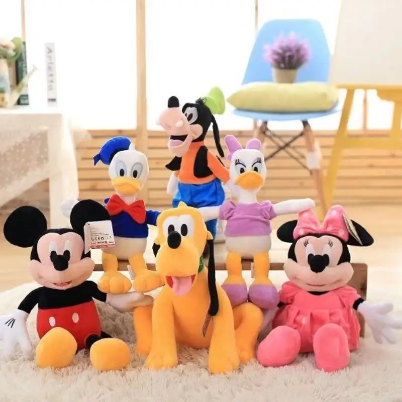 

Disney Donald Duck Daisy Plush Toys Cartoon Animal Mickey Minnie Mouse Stuffed Toy Dolls Kids Birthday Christmas Presents Gift