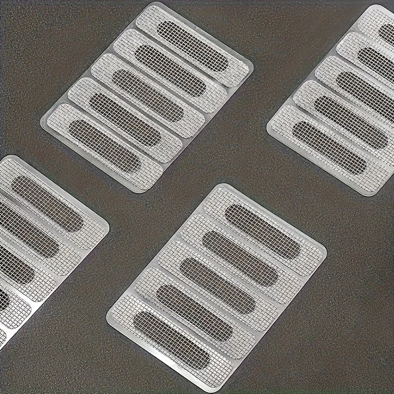 50-Piece Window Screen Repair Mesh, Quickly Solve Screen Door and Window Problems.