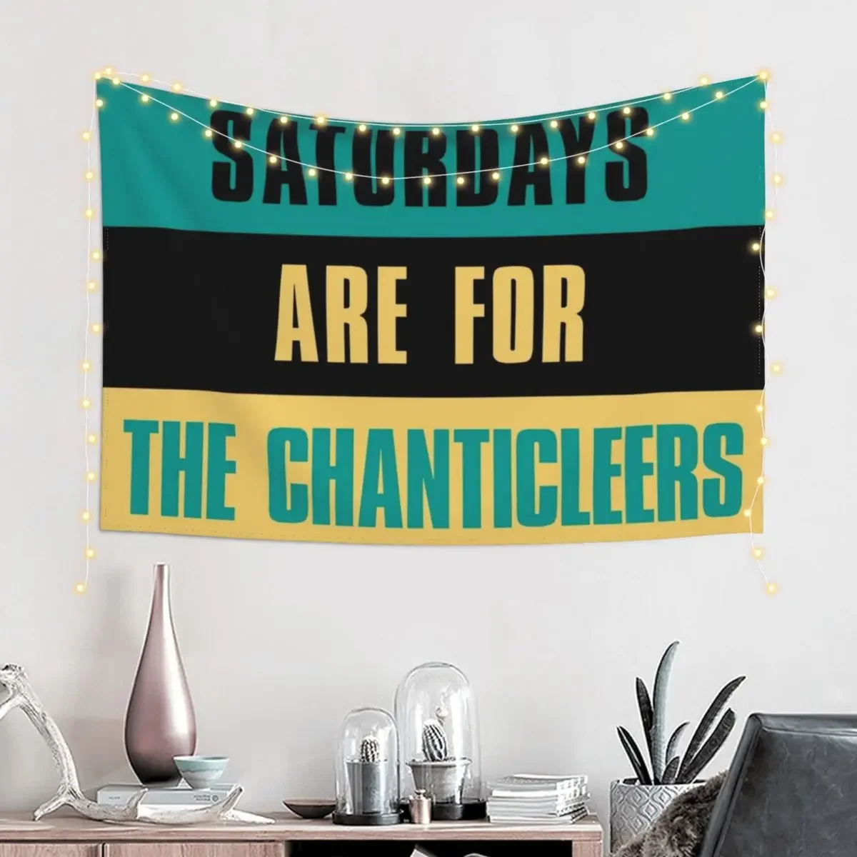 Saturdays are for The Chanticleers, Coastal Carolina University Tapestry Wall Coverings Room Decoration Korean Style Tapestry