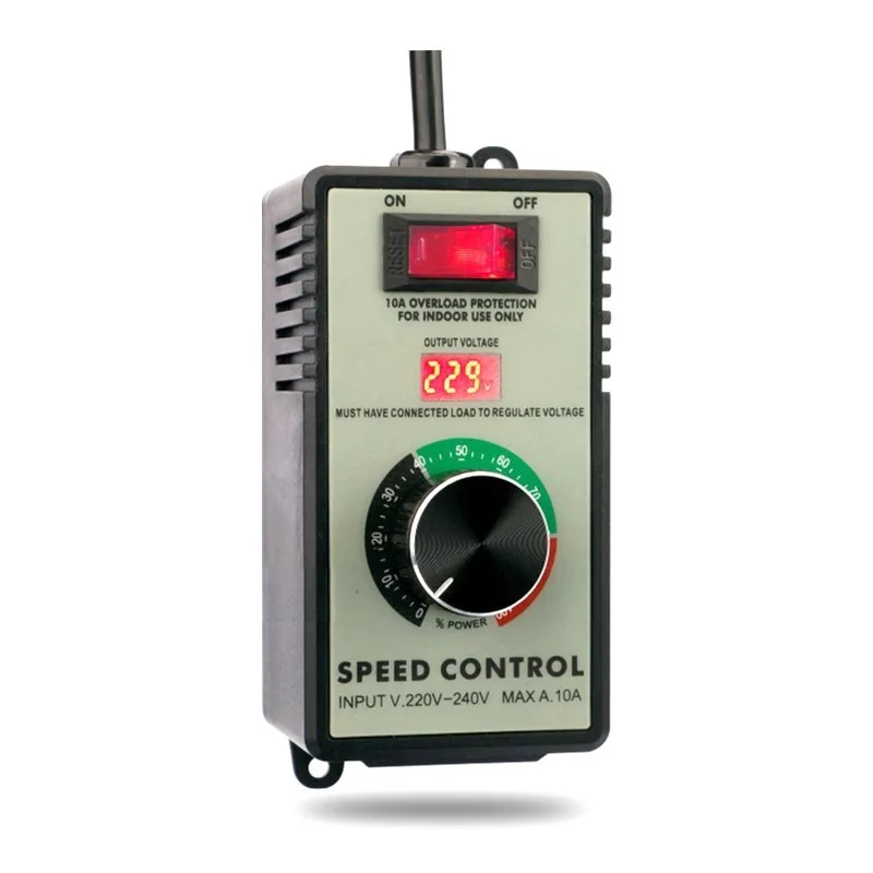 110V/220V 4000W Portable Electronic Voltage Governor, Motor Controller Stepless Speed Controller