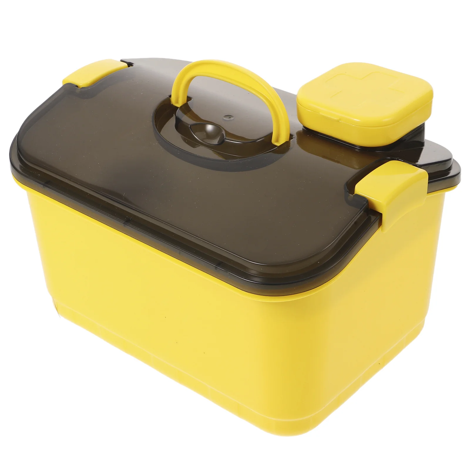 صندوق دواء محمول بطبقة مزدوجة حقيبة مساعدة كبيرة صندوق تخزين منظم للسفر المنزلي في حالات الطوارئ في الهواء الطلق #6