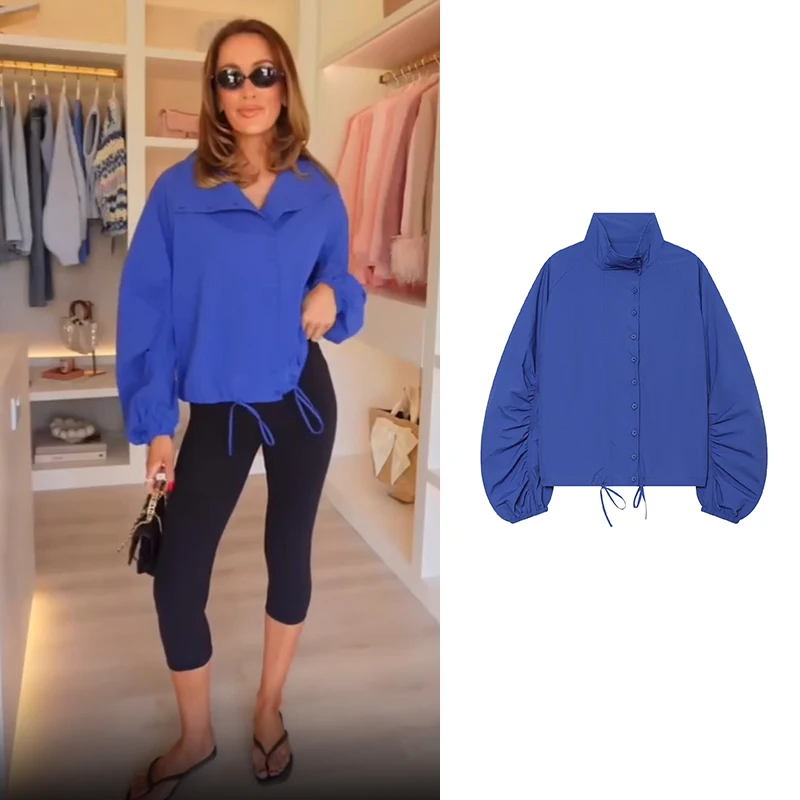 Women's New Autumn Jackets 2026 New Fashion Loose Elegant Women's Turtleneck Warm Jackets Blouse Chic Youth Travel Street Coats