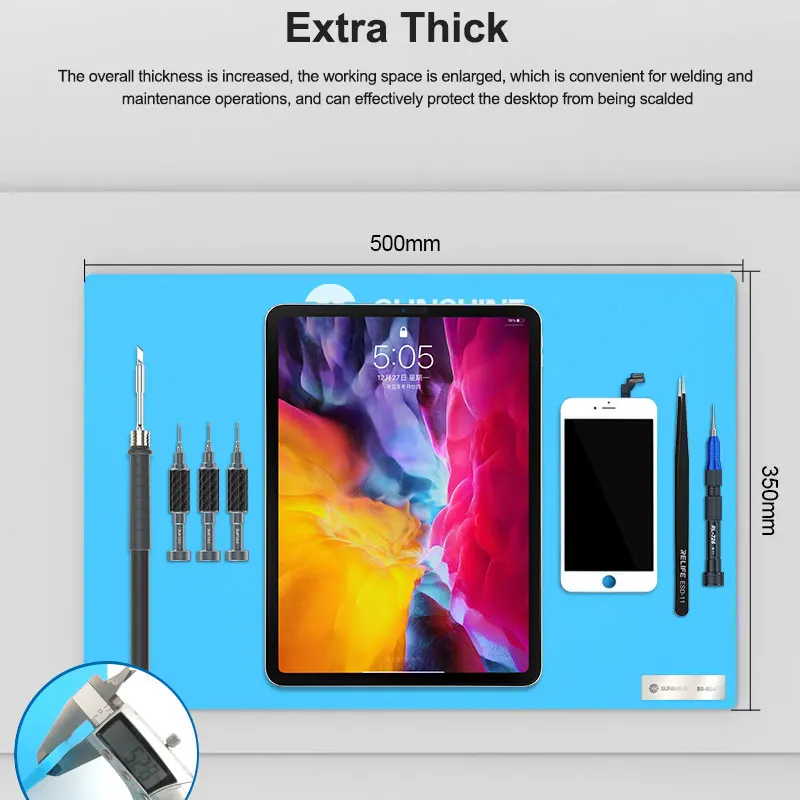 SUNSHINE SS-004F แผ่นฉนวนกันความร้อนคุณภาพสูงทนอุณหภูมิสูงขนาดใหญ่สำหรับสถานีซ่อมผลิตภัณฑ์อิเล็กทรอนิกส์