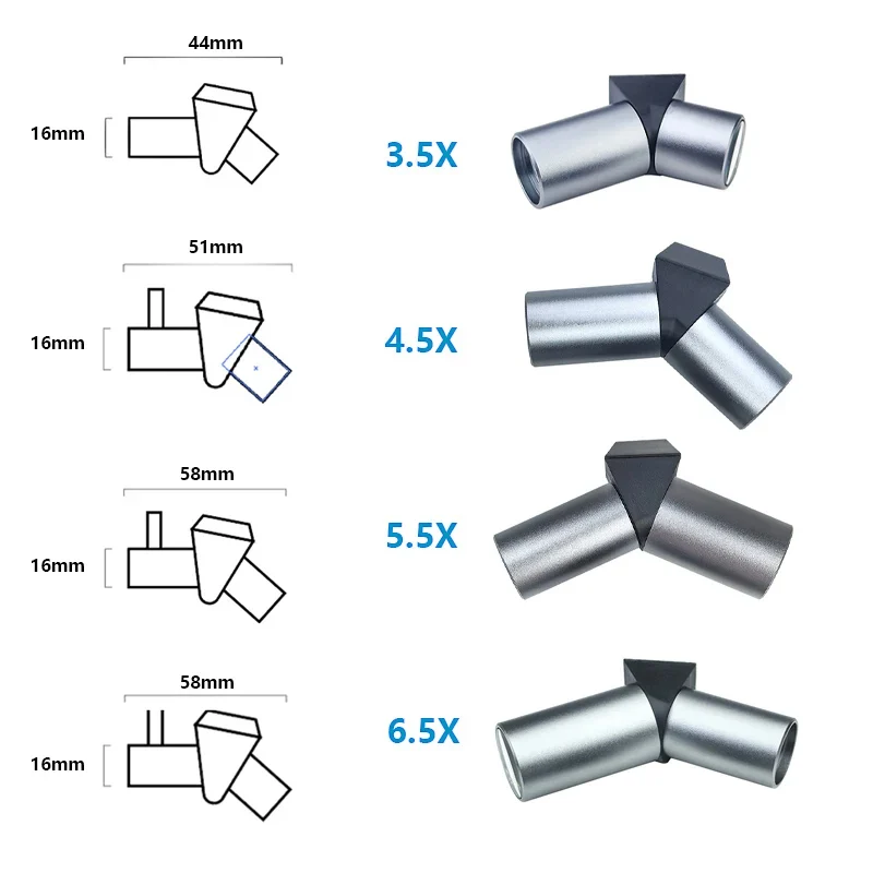 Ginghealy 31 ergo ultralight metal Lenses In Pairs 3.5X 4.5X 5.5X 6.5X The Lens Used To Make TTL Dental Loupes glasses lens