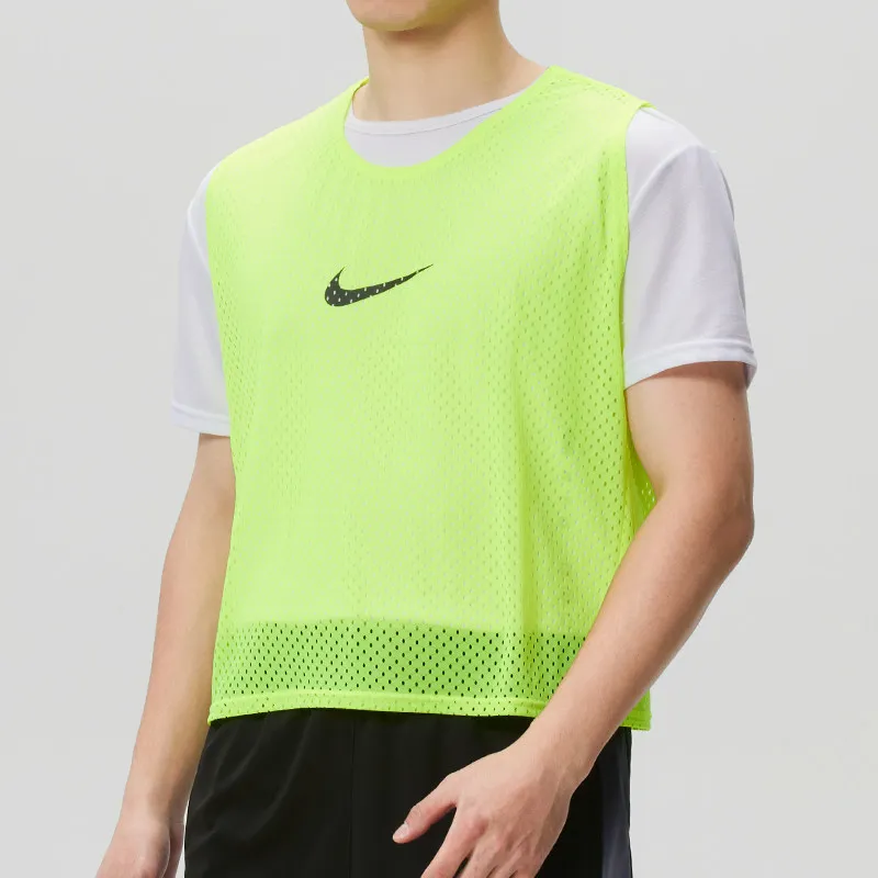 Nike Mens 2026 New Neon Yellow Breathable Mesh Training Bib Team Practice Vest IR8437-702