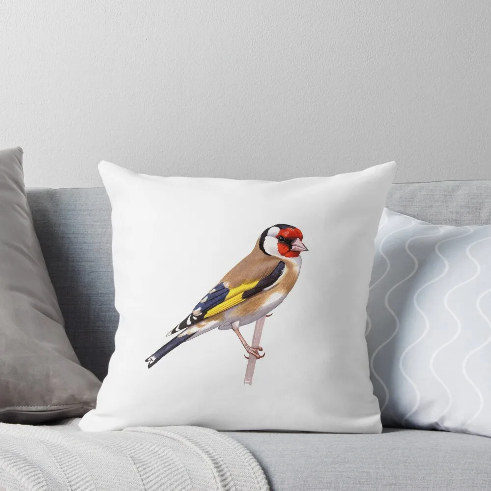 

European Goldfinch Throw Pillow Decorative Cover For Living Room New year Decorative Cushions christmas cushions covers pillow