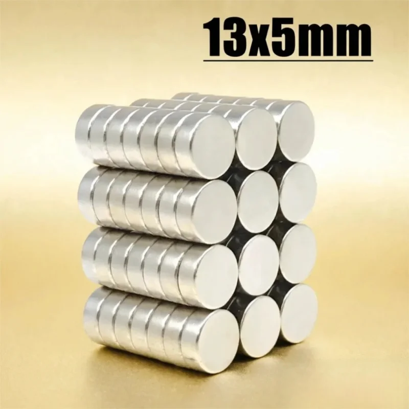 5/10/20/50Pcs Neodymium Magnet Discs 13x5 round N35 NdFeB Super Powerful Permanent Magnetic Hardware Accessories