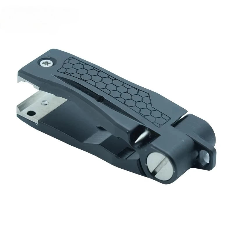 Accept Custom Color New Fly Fishing Line Clippers Tools Aluminum Fishing Line Nippers Cutter with Stainless Steel Blade