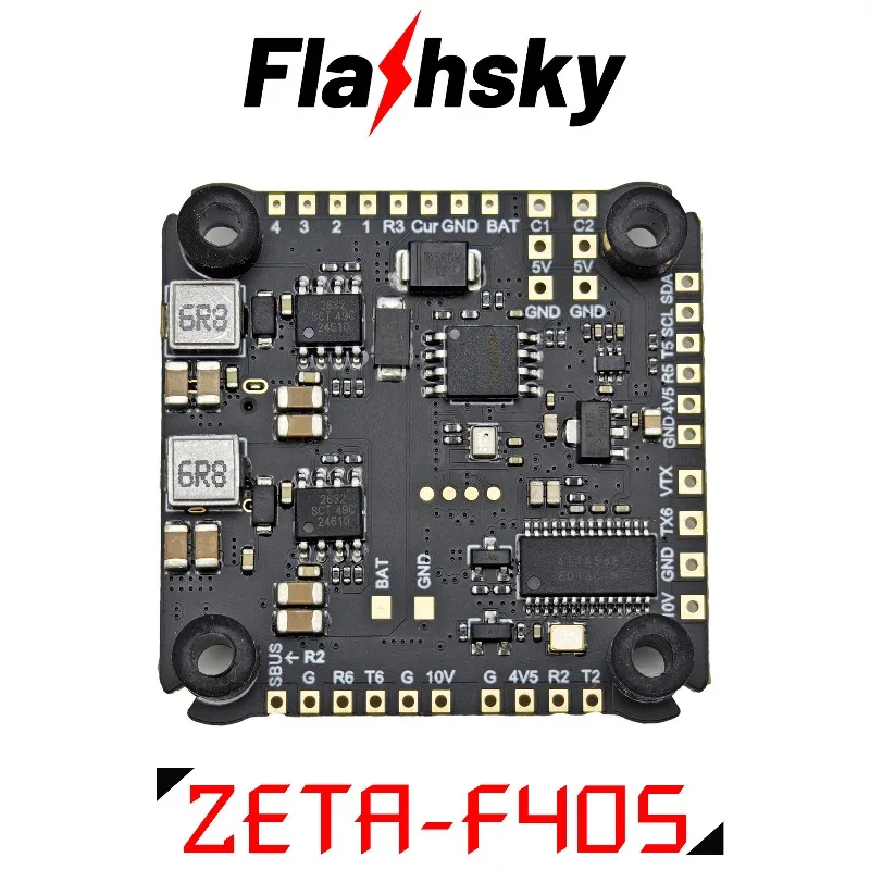 Flashsky Flying Tower ZETA F405 60A 3-8S Cut Tower F405 Obsługuje 5-10 calowe modele z lotniskami.