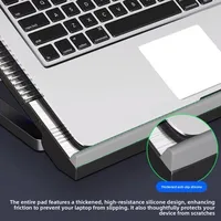 Gaming Laptop Air-cooled Cooling Pad Stand Dual Fans Support for 17 Inch Tablet Notebook Universal Portable Lifting Bracket - Image 3