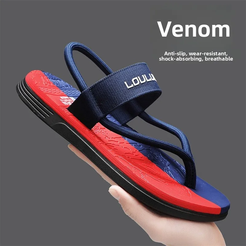 Men's Summer Sandals Wear Resistant Water Shoes Driving Slippers Anti-Slip Soft Bottom Sandals for Sports And Casual Use