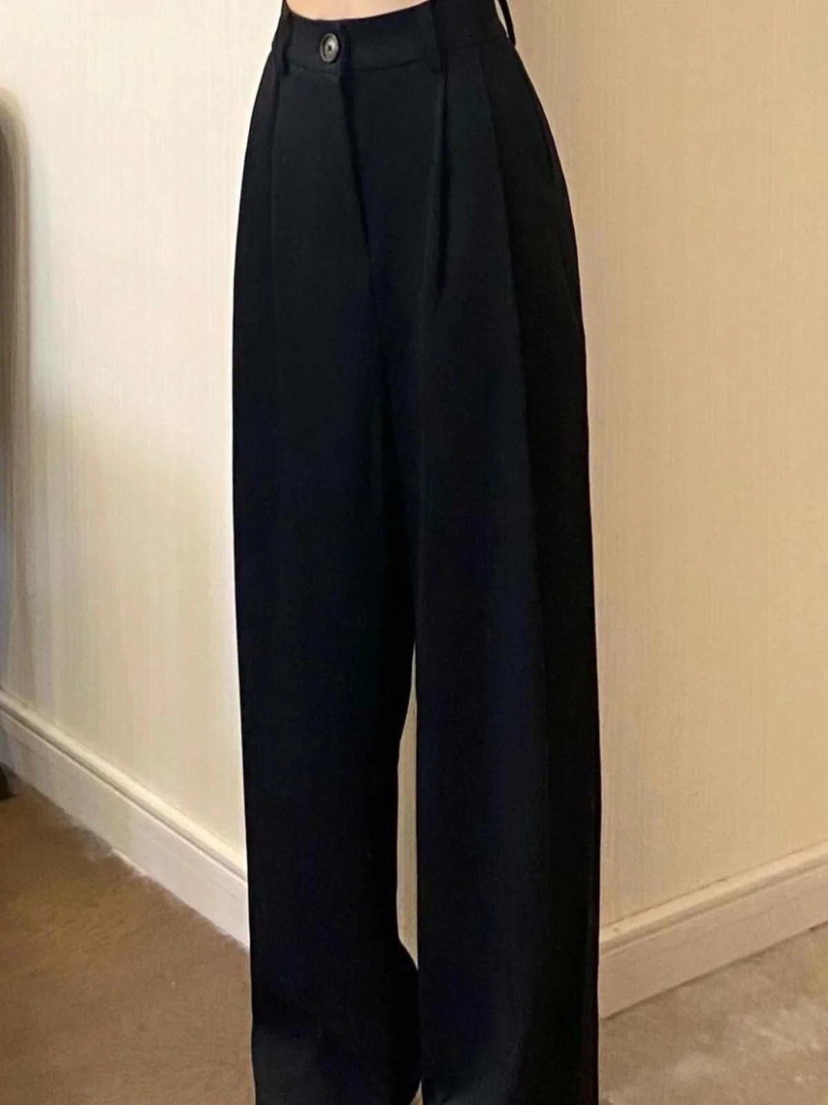 

Женские повседневные брюки Bla Casual Tailored: Новинка весна-осень, большие размеры, свободные, стройнящие, для фигуры типа «груша», прямые, струящиеся