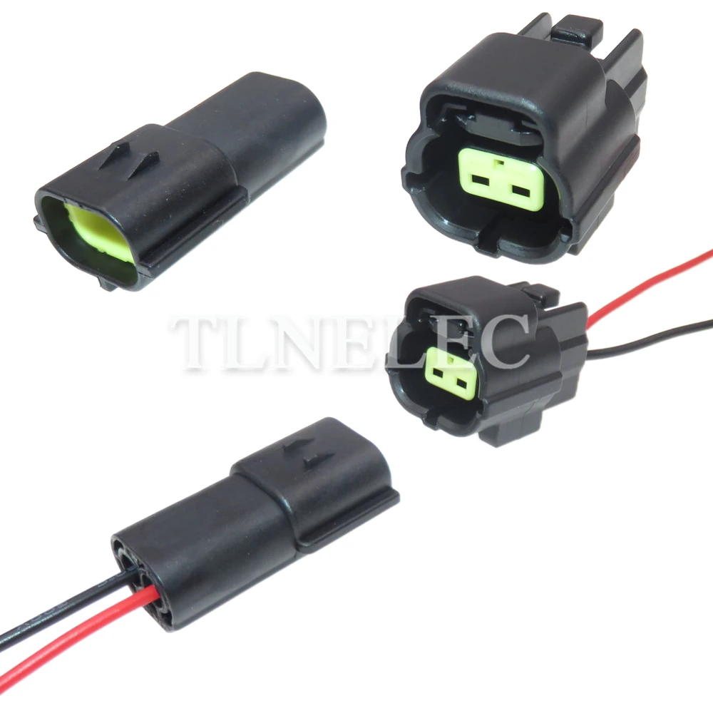2 Pin Way Auto Männlich-weibliche Sensor Versiegelt Stecker mit Drähte Auto Verdrahtung Terminal Steckdosen 174352-2 174354-2