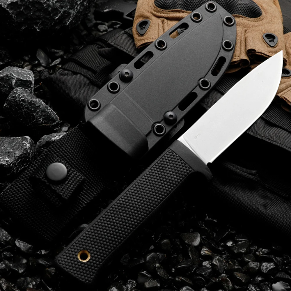 HUANGFU High quality CPM-3V steel camping fishing knife outdoor knife fixed blade rescue survival knife straight knife