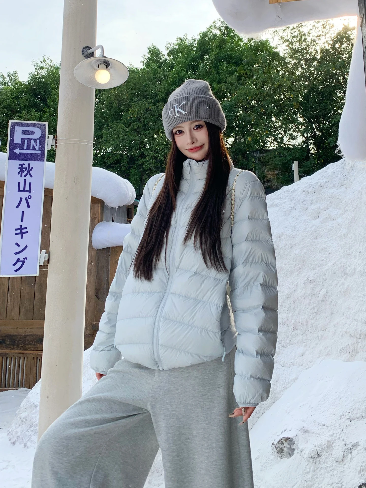 

Легкое женское зимнее пуховое пальто Cact White Du с воротником-стойкой, новое, теплое, для повседневной носки