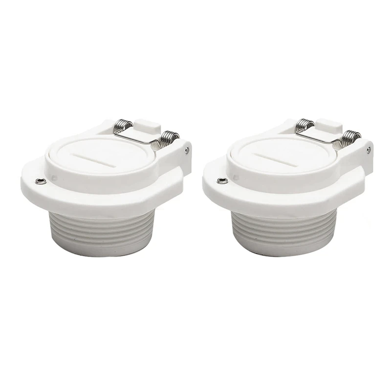 2 Pack GW9530 Free Rotation Pool Vacuum Vac Lock Safety Wall Fitting For Zodiac,Hayward W400BWHP,Suction Pool Cleaners