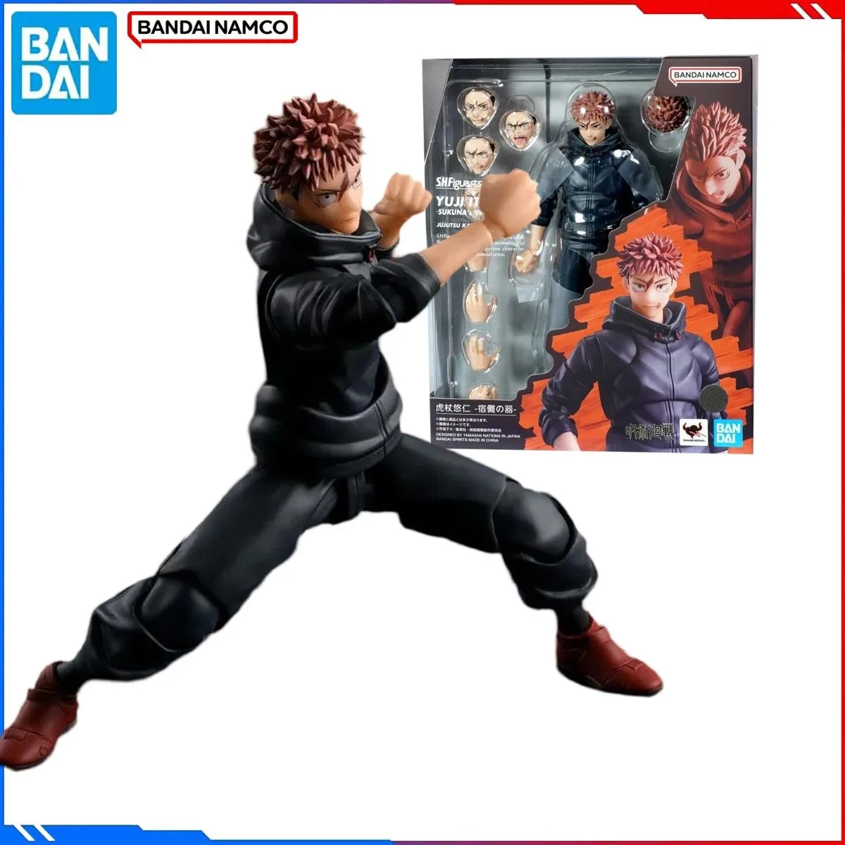 

Bandai Genuine Anime Model Kits Jujutsu Kaisen Itadori Yuji Sukuna's Vessel Toys S.H.Figuarts Action Figure Assembly Model Gift