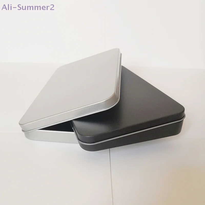 صندوق تخزين حديد منزلي حاوية علب من القصدير غطاء مفصلي فارغ صندوق تخزين فارغ منظم مجوهرات بطاقة الحلوى #1