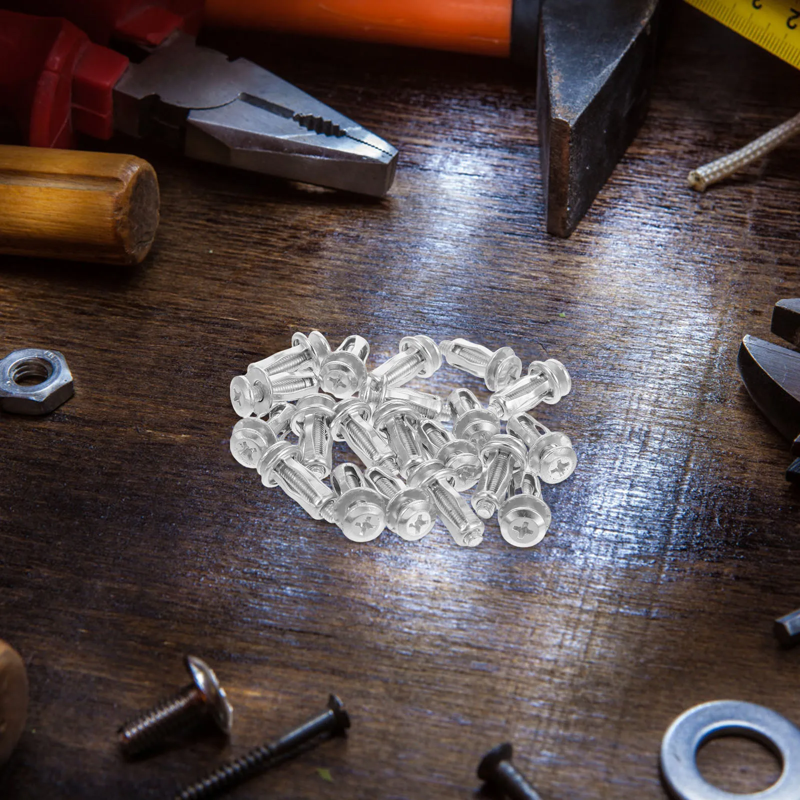 

20Pcs Metal Expansion Bolts for Hollow Doors Heavy Duty Wall Anchors Drywall Plasterboard Fixing Anchors Anchor Bolt Set