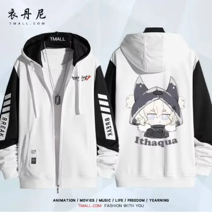 

Anime Identity Ⅴ Ithaqua Hooded Hoodie Cosplay Autumn Winter Men Women Coat Loose Jacket Tops Anime