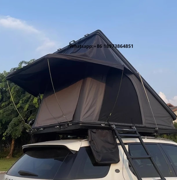 

Transportation-Friendly Ultra-Thin Ultra-Light Aluminum Triangular Car Roof Tent 142