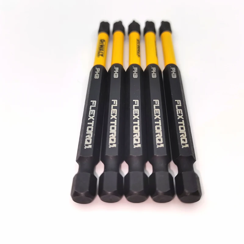 DEWALT DWA3PH3IRB PH3 89mm Impact Screwdriver Bit 2Pcs Superhard Industrial Grade S2 Steel Tool Bits For Impact Driver Drill