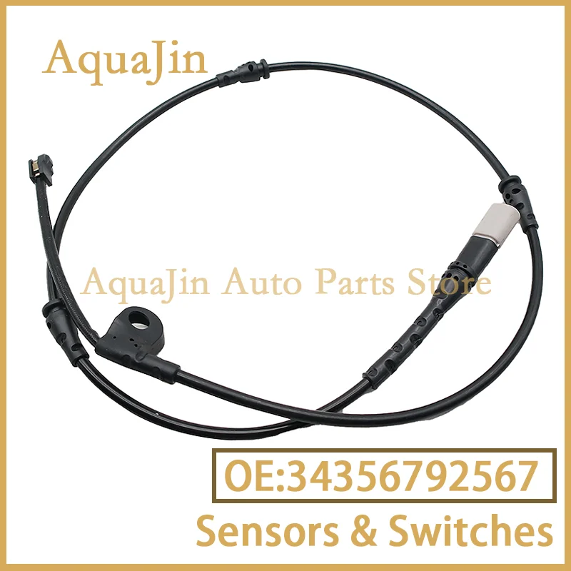 

34356792567 Front Left Brake Pad Wear Sensor For BMW X5 E70 F15 F85 X6 E71 E72 F16 F18 2008~2013 2014~2018 2010 2015 Car Auto OE