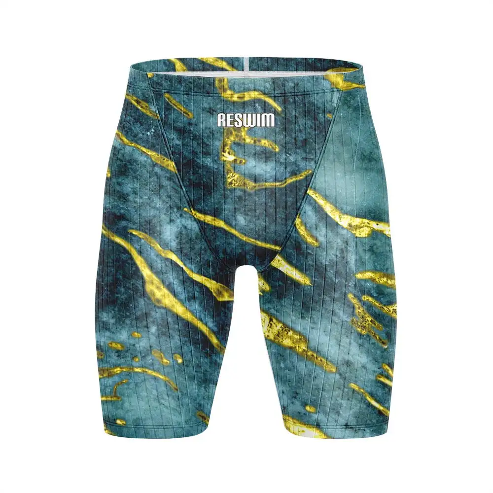 

Men's Print Jammers Athletic Training Swimsuit Bathing Suit Durable Training Swimming Shorts UPF 50 Summer Surfing Diving Trunks