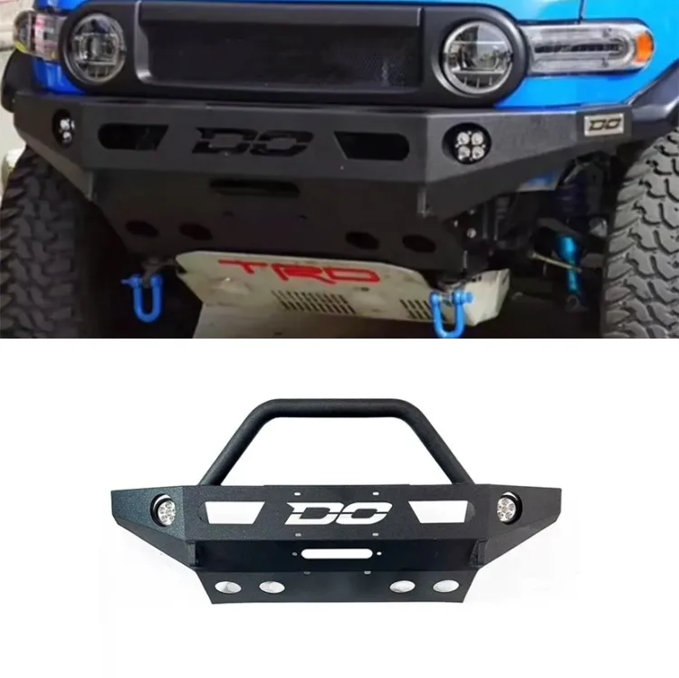 

Pickup Off-road Deluxe Black Powder CoatFinish Steel Anti-collision Front Bumper for Toyota FJ Cruiser 2007-2014
