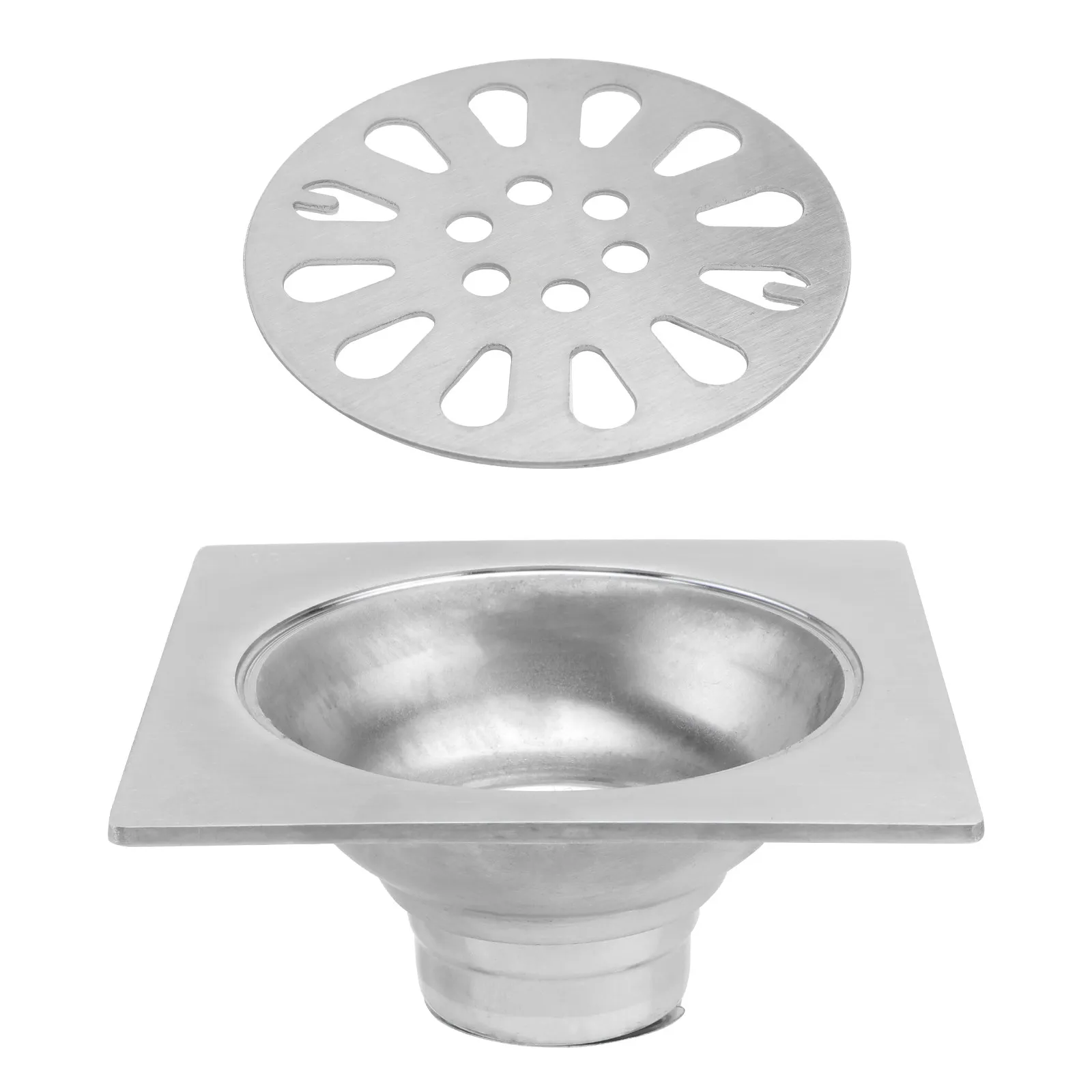 1Pcs Stainless Steel Floor Drain Core Upgraded Anti-Odor Multi-Layer Gasket Sealing Wash Machine Floor Cover Tube Connector