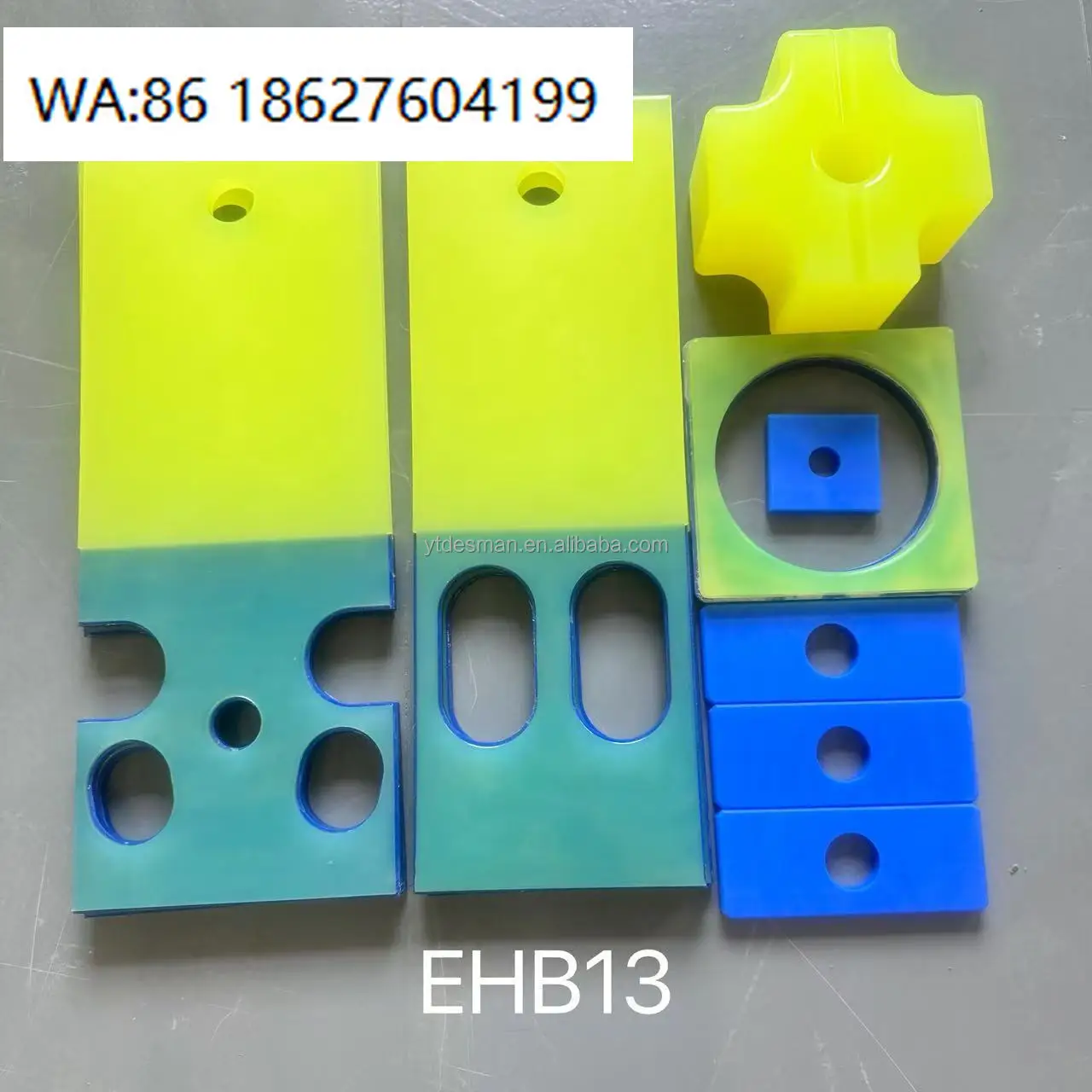 

EHB13 MB500 MB700 Box Hydraulic Breaker Rubber Damper Pad, Wear Spare Parts for Excavator Hydraulic Hammer Equipment