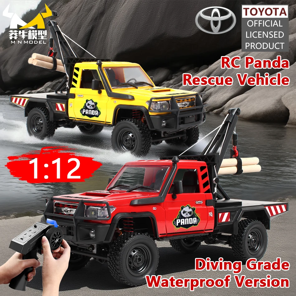 MN نموذج 1/12 4X4 RC مدينة الخوض لودر أطفال بالريموت كنترول الغوص الباندا على الطرق الوعرة سيارة تسلق شاحنة بيك اب روك الزاحف لعبة للكبار