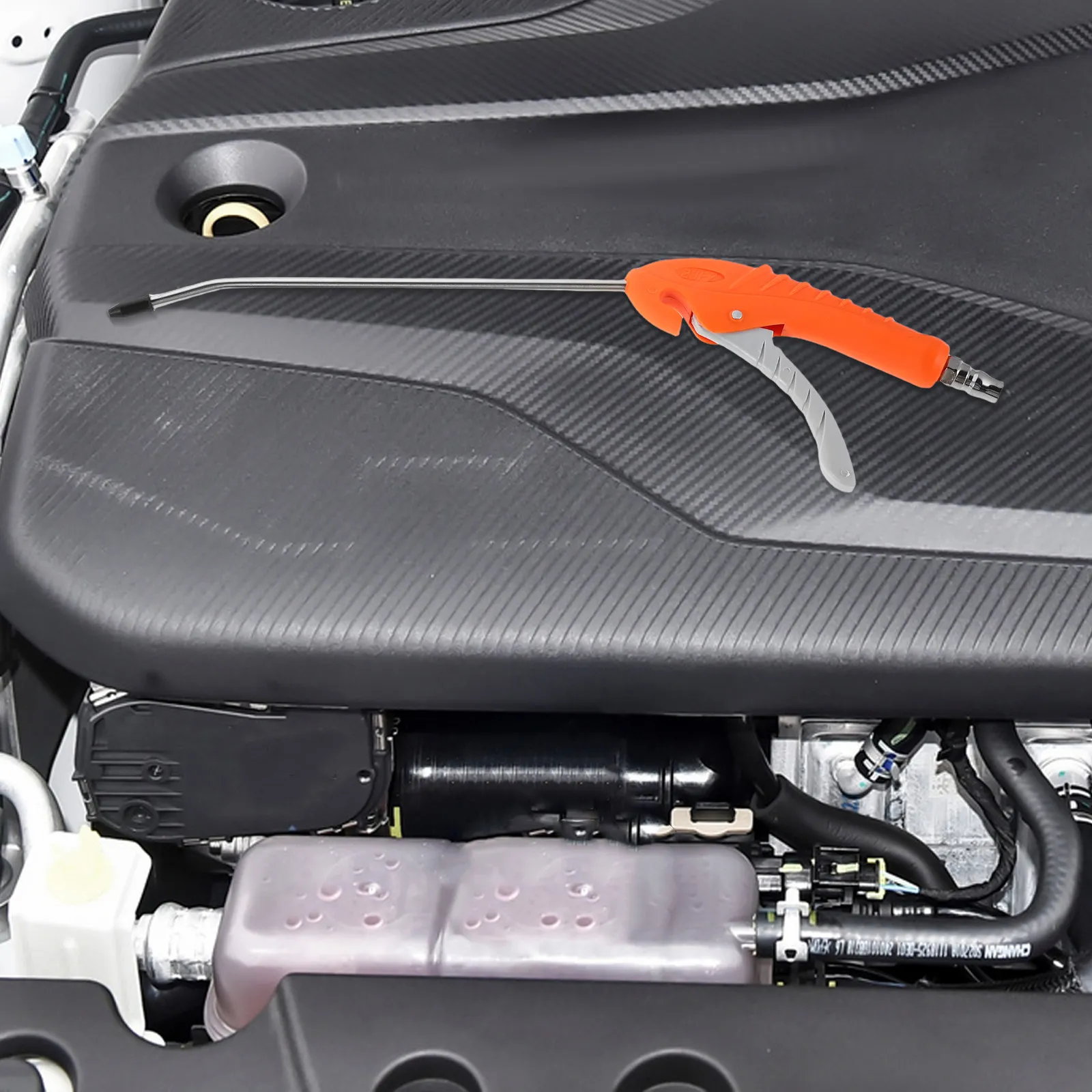 

Pneumatic Dust Removal Blower Extended Nozzle Air Compressor Tool High Pressure Air Duster for Keyboard Car Detailing