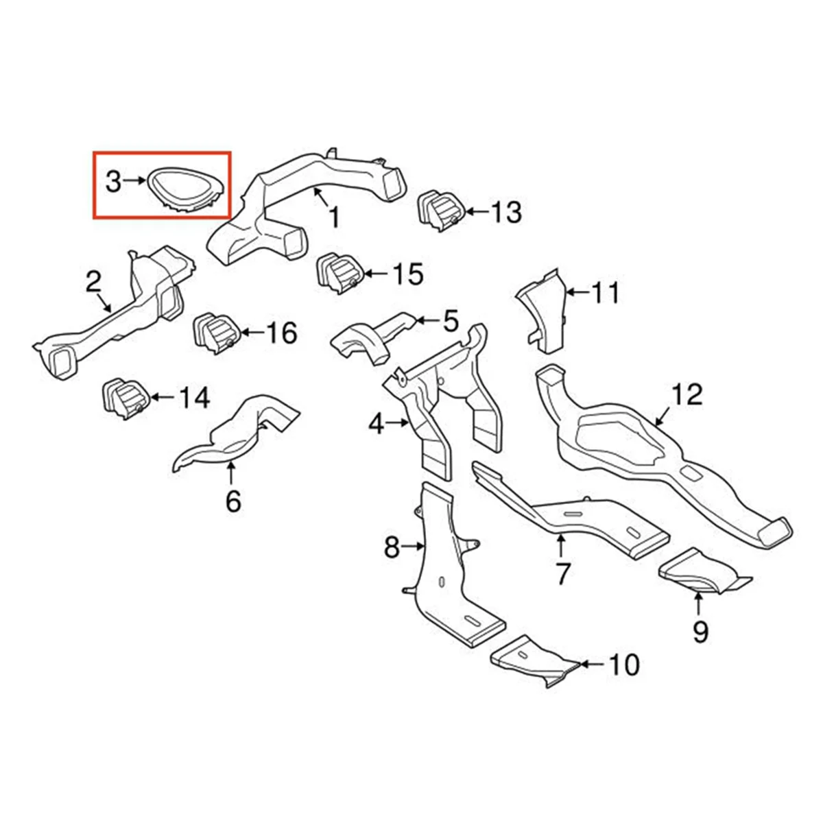 A15Z-Car Dash Board Speaker Vent Cover 64229262803 for BMW Mini F55 F56 F57 F60 Audio Speaker Cover Car Accessories